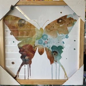 Butterfly picture frame